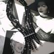 OLD HOLLYWOOD AW21/22 - Háromsoros gyöngysor - ónix