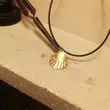 Rézből készült kagyló medálos férfi nyaklánc