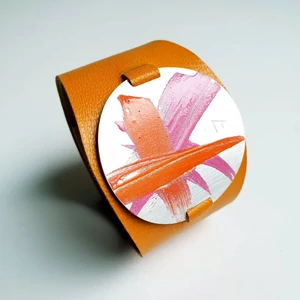 ABSTRACT AW22/23 - ZEMSE x KONTUR FASHION - Karkötő íves bőrrel 5.
