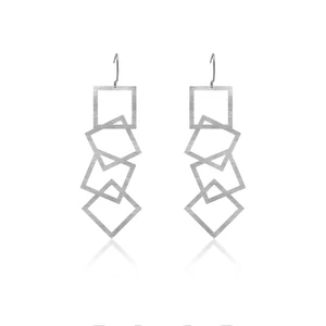 FUSION AW25/26 - Hosszú fülbevaló négyzetekből