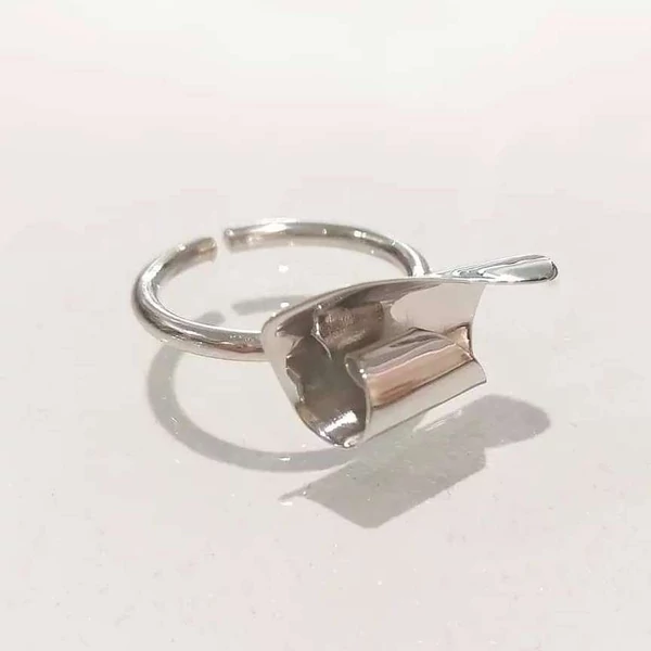 Design gyűrű - Ródiumozott gyűrű 3.