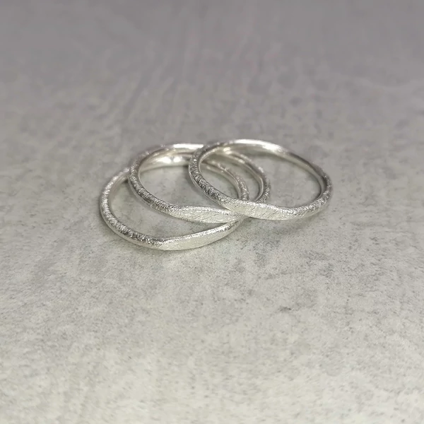 Nano signet - Ezüst nano pecsét gyűrű 1. - 1,5 mm