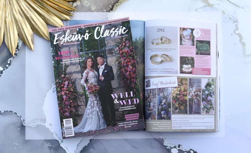 Címlapfotózás az Esküvő Classic Magazinnal