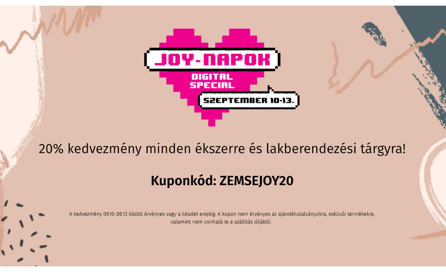 JOY-napok / 2020 ősz