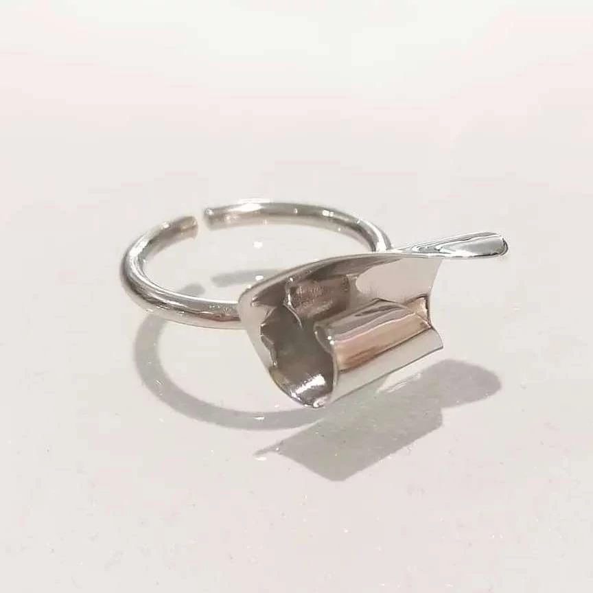 Design gyűrű - Ródiumozott gyűrű 3.