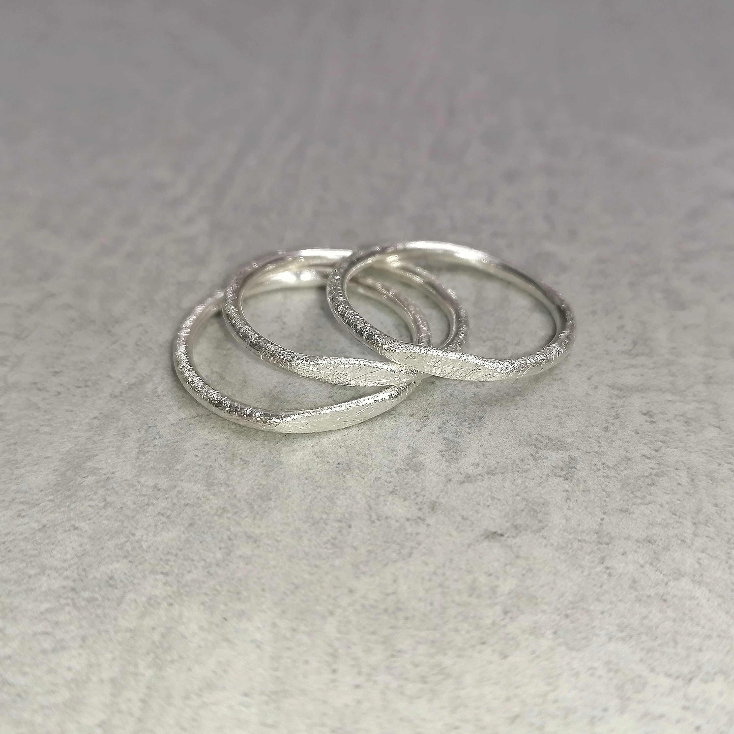 Nano signet - Ezüst nano pecsét gyűrű 1. - 1,5 mm