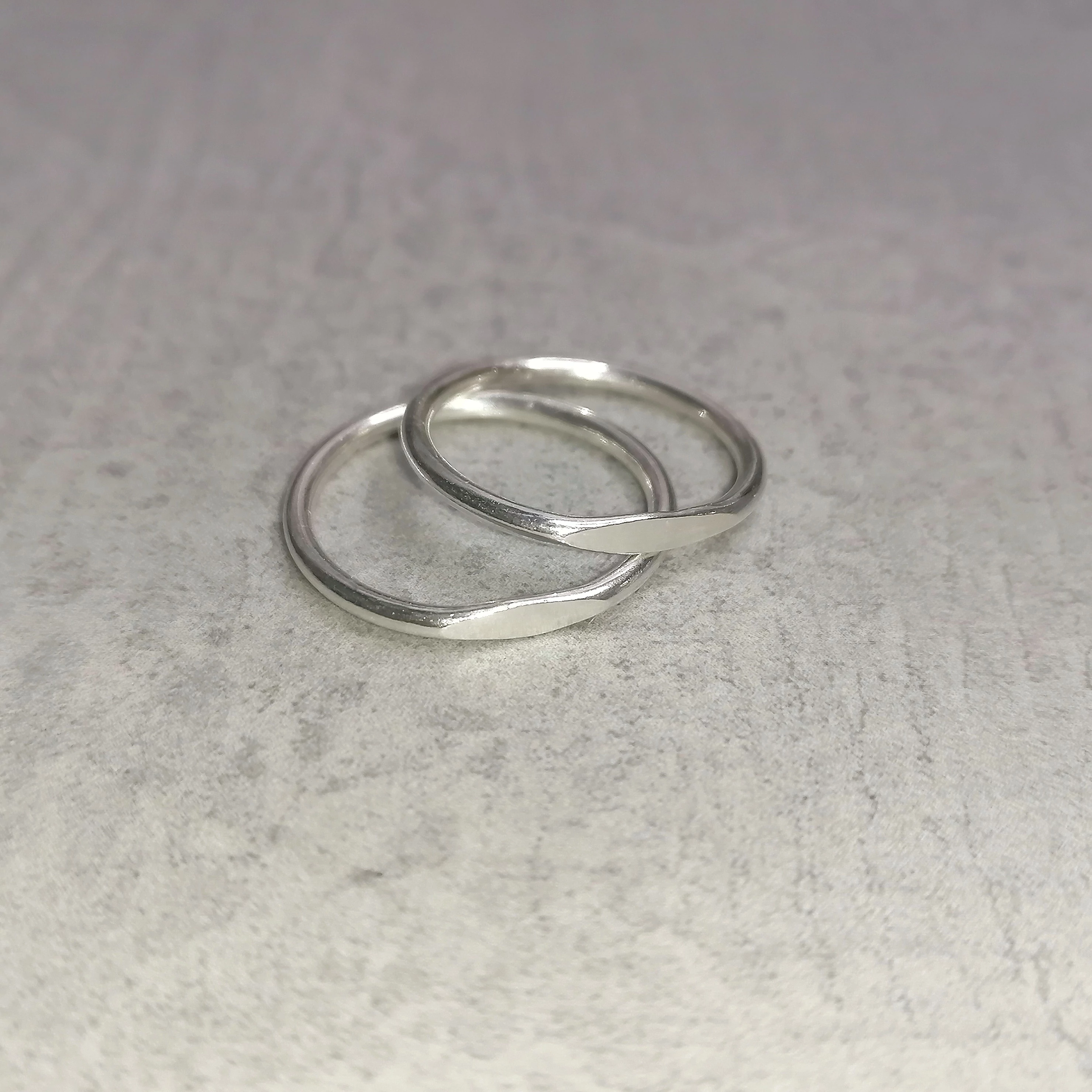Nano signet - Ezüst nano pecsét gyűrű 2. - 1,5 mm